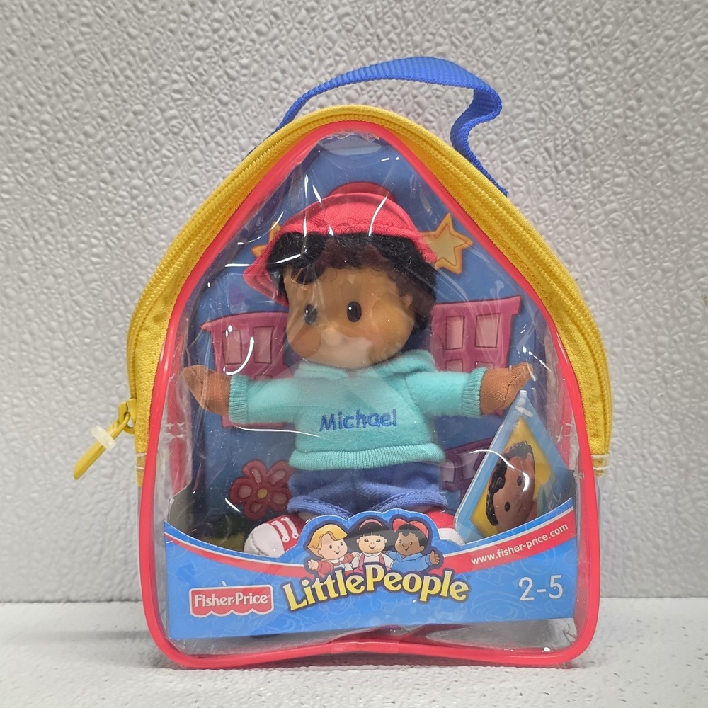 Fisher-Price Little People Michael Plush Doll 2004 New In Package